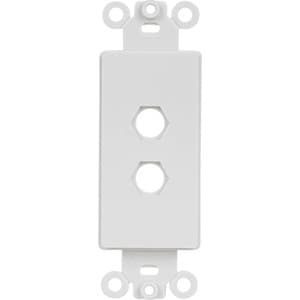 Main product image for Audtek WP-2B Decora Type Insert Two Hole White 261-355